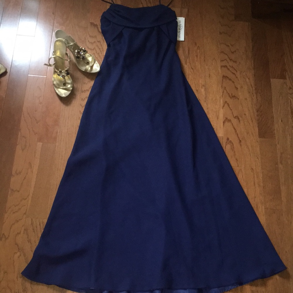 NWT gorgeous Betsy and Adam maxi dress.